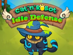 Гульня Cat'n' Robot Idle Defense онлайн