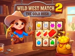 Гульня Wild West Match 2: The Gold Rush онлайн
