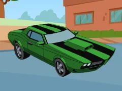 Гульня Ben 10 Car Jigsaw онлайн