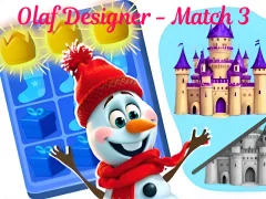 Гульня Olaf Designer - Match 3 онлайн
