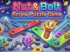 Гульня Nut & Bolt Screw Puzzle Game онлайн