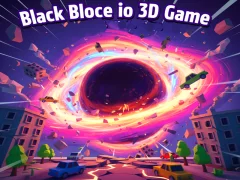 Гульня Black Hole io 3D Game онлайн