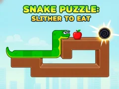 Гульня Snake Puzzle: Slither to Eat онлайн