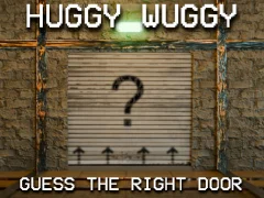 Гульня Huggy Wuggy Guess the right door онлайн