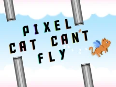 Гульня Pixel cat can't fly онлайн