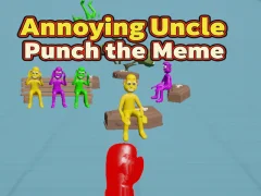 Гульня Annoying Uncle Punch the Meme онлайн
