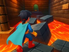 Гульня Superhero Escape Run онлайн