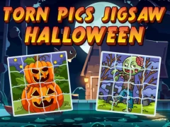 Гульня Torn Pics Jigsaw Halloween онлайн