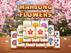Гульня Mahjong Flowers онлайн
