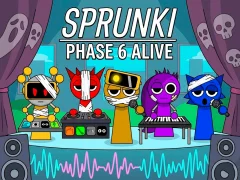 Гульня Sprunki Phase 6 Alive онлайн