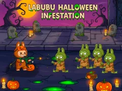 Гульня Labubu Halloween Infestation онлайн