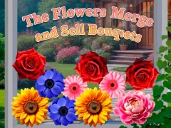 Гульня The Flowers Merge and Sell Bouquets онлайн