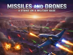 Гульня Missiles and Drones: A Strike On A Military Base онлайн