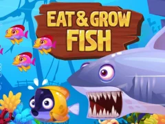 Гульня Eat & Grow Fish онлайн