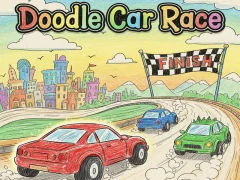 Гульня Doodle Car Race онлайн