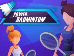 Гульня Power badminton онлайн