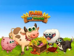 Гульня Farm Day Village онлайн