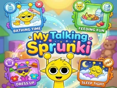 Гульня My Talking Sprunki онлайн