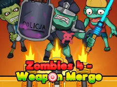 Гульня Zombies 4 – Weapon Merge онлайн