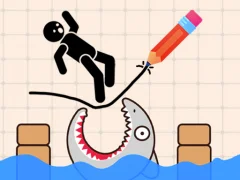 Гульня Draw and Save Stickman онлайн