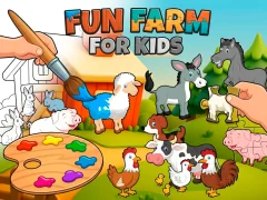 Гульня Fun Farm For Kids онлайн