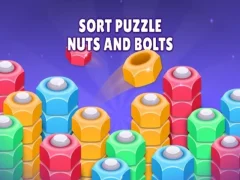 Гульня Sort Puzzle Nuts and Bolts онлайн