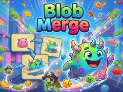 Гульня Blob Merge онлайн