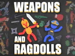 Гульня Weapons and Ragdolls онлайн