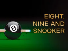 Гульня Nine, eight and snooker онлайн