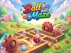 Гульня Ball and Maze онлайн