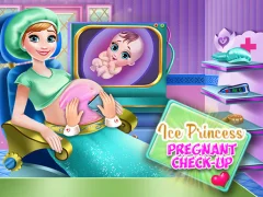 Гульня Ice Princess Pregnant Check Up онлайн