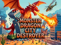 Гульня Monster Dragon City Destroyer онлайн