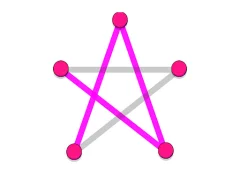 Гульня Dots Line онлайн