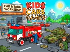 Гульня Kids Cars Games онлайн