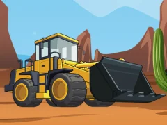 Гульня Bulldozer Jigsaw онлайн