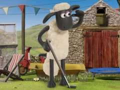 Гульня Shaun The Sheep Baahmy Golf онлайн