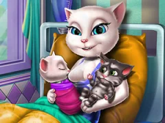 Гульня Angela Twins Birth онлайн