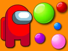 Гульня Among Them Bubble Shooter онлайн