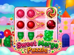Гульня Sweet Merge Puzzle онлайн