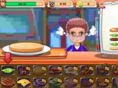 Гульня Burger Craze: Top Burger Shop онлайн