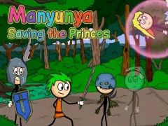 Гульня Manyunya Saving the Princess онлайн