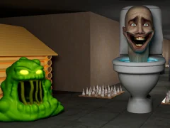 Гульня Toilet Monster Attack Sim 3D онлайн