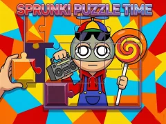 Гульня Sprunki Puzzle Time онлайн