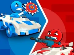 Гульня Stickman battle 1-4 Players онлайн