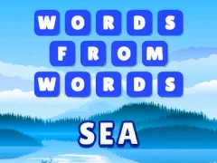 Гульня Words from words: Sea онлайн