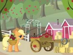 Гульня My Little Pony Applejack's Apple Harvest онлайн
