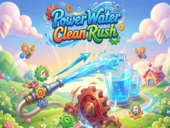 Гульня Power Water Clean Rush онлайн