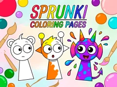 Гульня Sprunki Coloring Pages онлайн