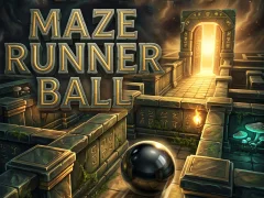 Гульня Maze Runner Ball онлайн