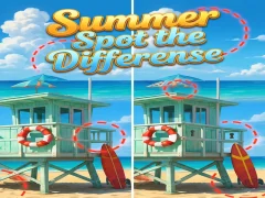 Гульня Summer Spot the Differense онлайн